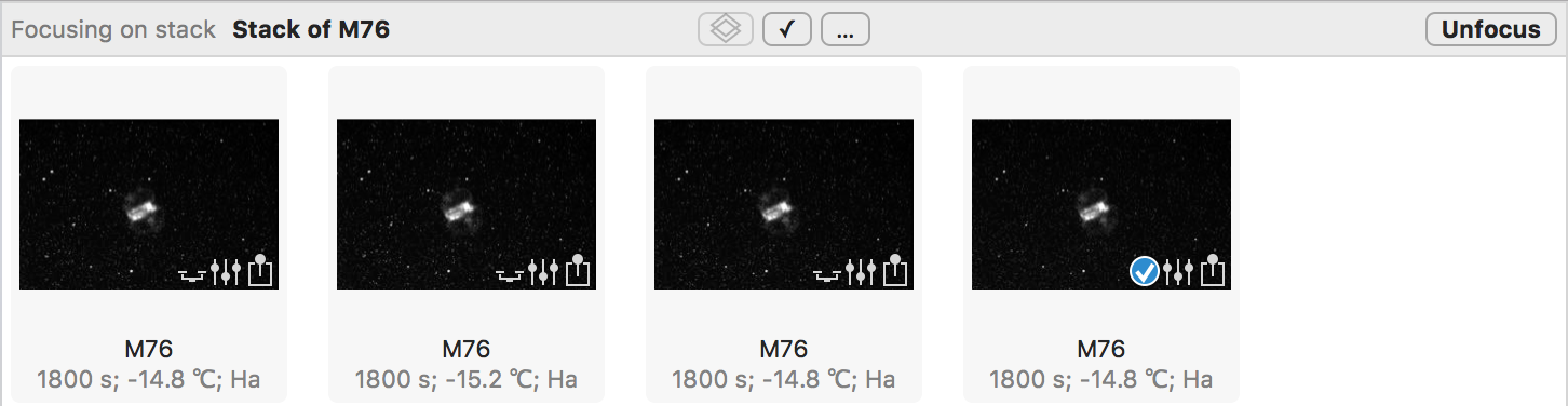 Focus Bar: Focus on Stack