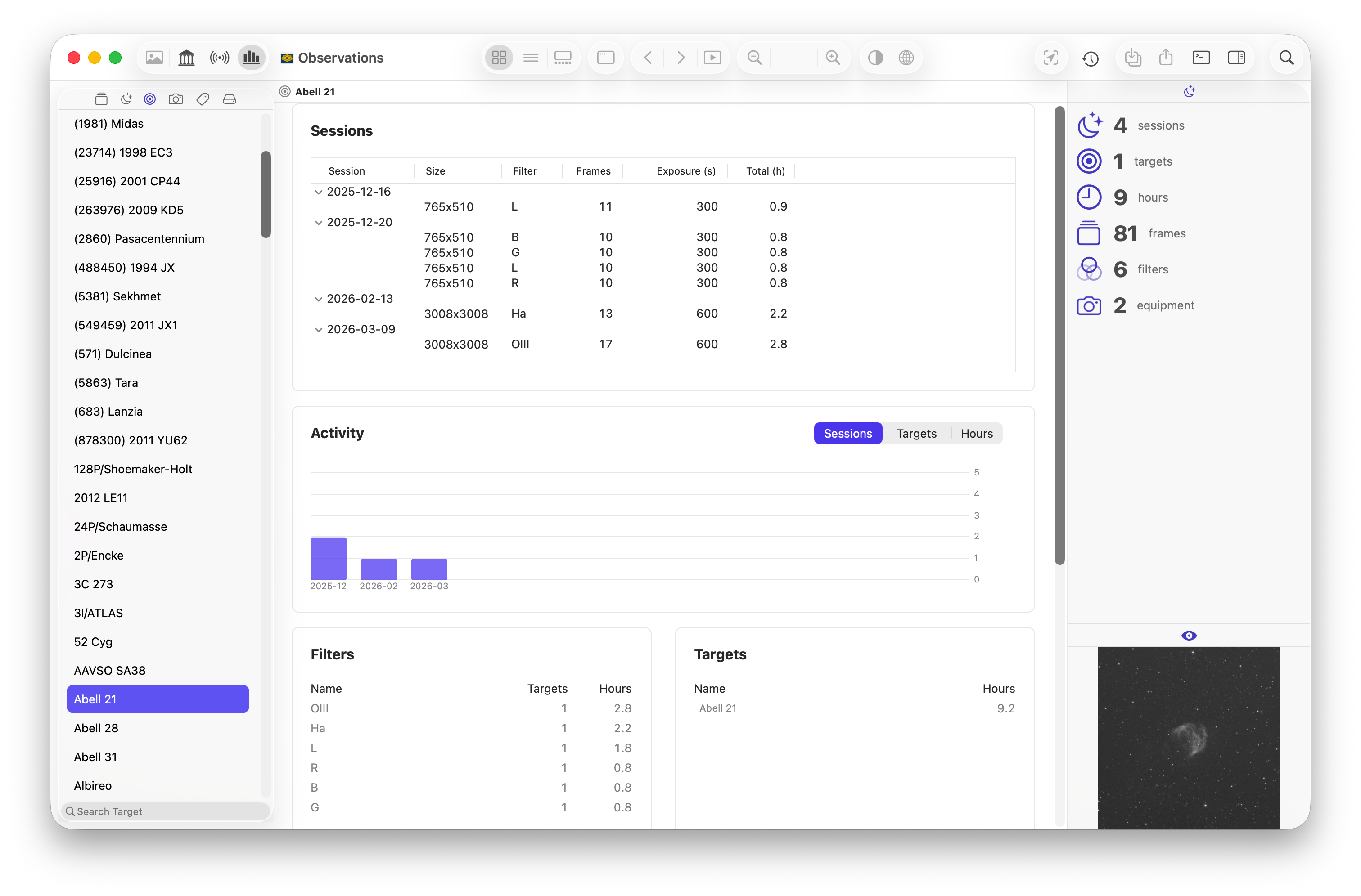 Target Statistics